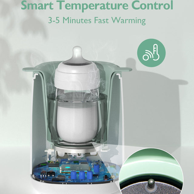 Momcozy MW02 Nutri Smart išmanusis buteliukų šildytuvas kūdikiams