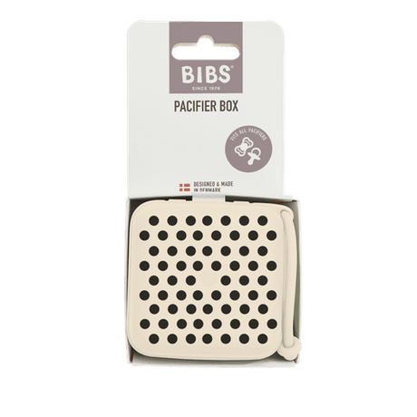 BIBS čiulptuko dėklas - užkandžių dėžutė Polka Dot - Ivory / Black