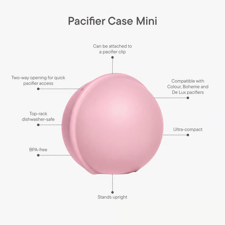 BIBS čiulptuko dėklas Pacifier Case Mini - baby-pink