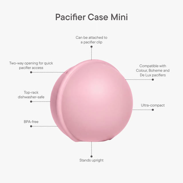 BIBS čiulptuko dėklas Pacifier Case Mini - baby-pink