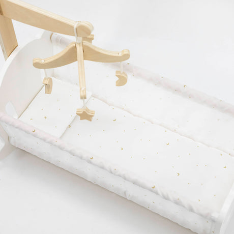 PolarB medinė lėlių lovytė