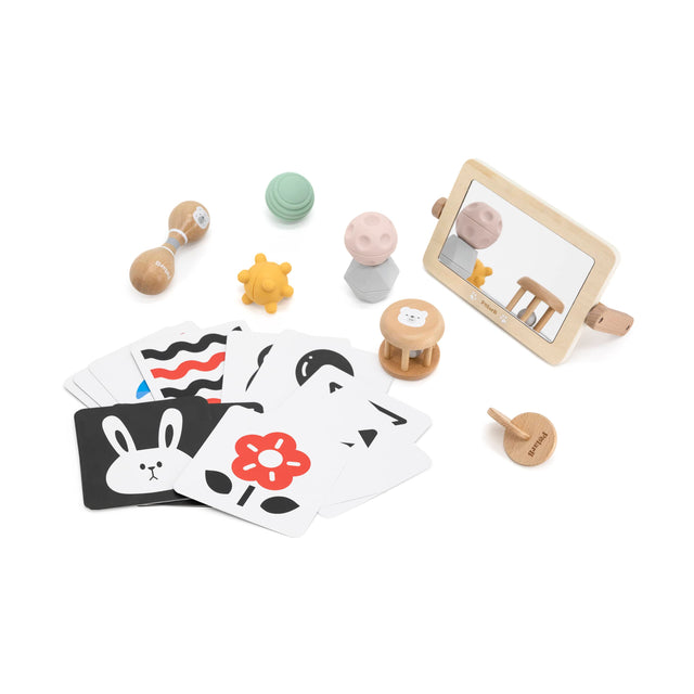PolarB medinis edukacinis žaislų rinkinys Grow-with-Me Box (0 - 6 mėn.)