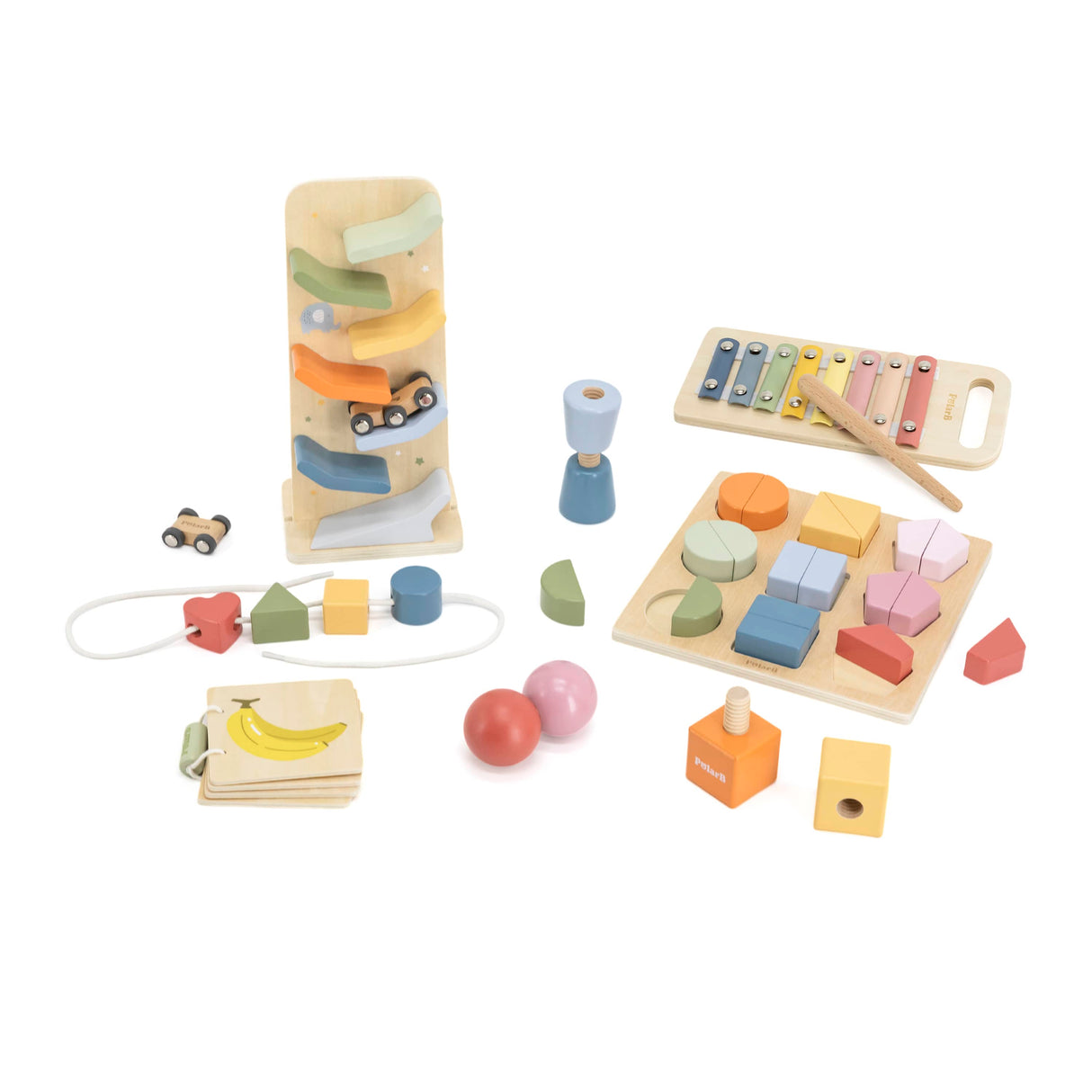 PolarB medinis edukacinis žaislų rinkinys Grow-with-Me Box (18 - 24 mėn.)