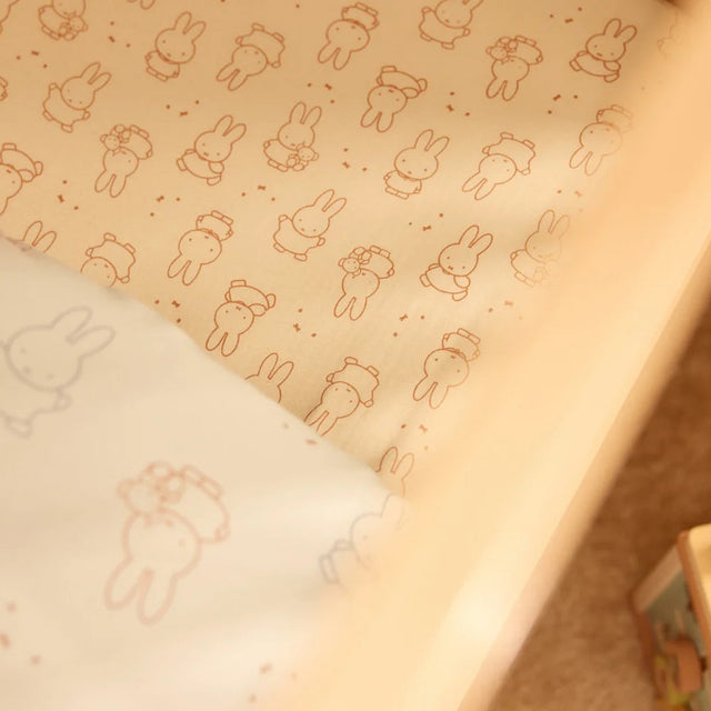 Jollein jersey paklodė su guma Miffy Moments - Light Terra