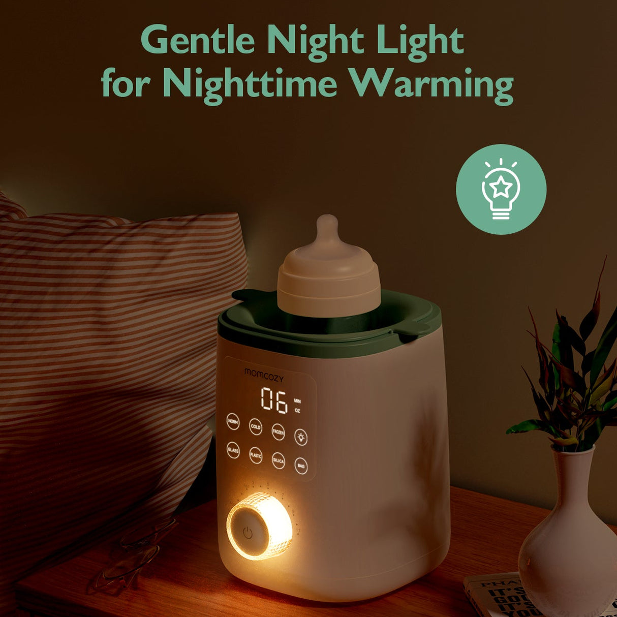 Baby Brezza Safe un Smart viedais pudeļu sildītājs 