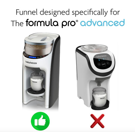 Baby Brezza mišinuko ruošimo aparato Formula Pro Advanced piltuvėlis su dangteliu