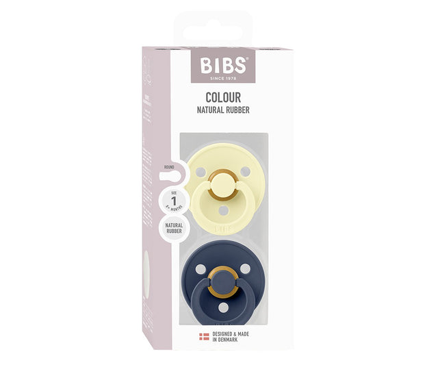 BIBS čiulptukų rinkinys 1 dydis (0 - 6 mėn.) Luna / Deep Space