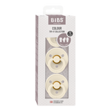 BIBS čiulptukų rinkinys Colour Try-it 3 vnt. Ivory