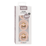 BIBS čiulptukų rinkinys Colour Try-it 3 vnt. Blush