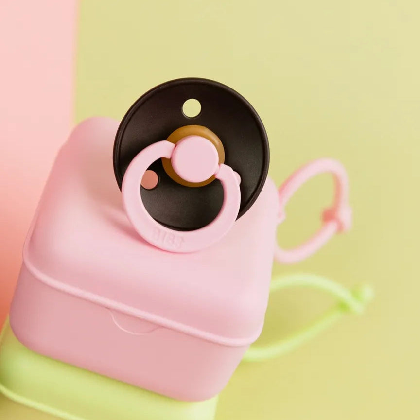 BIBS čiulptuko dėklas - užkandžių dėžutė Baby Pink