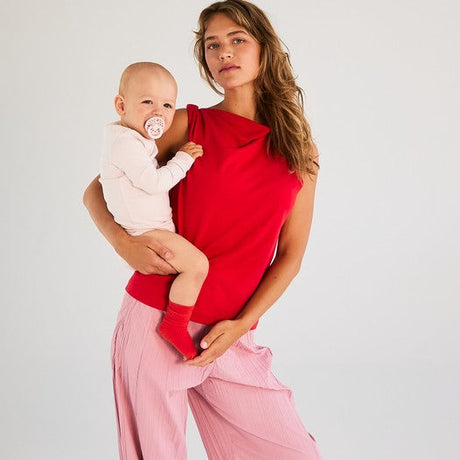 BIBS Studio Collection Polka Dots čiulptukų rinkinys 2 dydis (6 - 18 mėn.) Blossom / Candy Apple