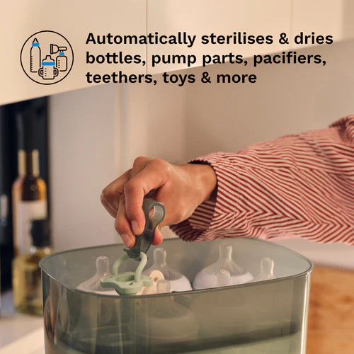 Baby Brezza One Step™ Baby Bottle Sterilizer and Dryer Advanced buteliukų sterilizatorius ir džiovintuvas