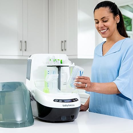 Baby Brezza Bottle Washer Pro buteliukų plovimo įrenginys (balta su juoda)
