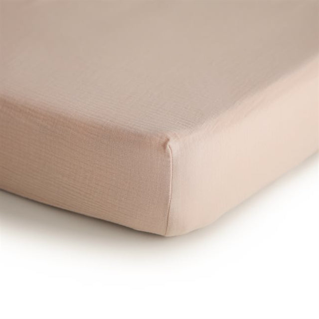 Mushie muslino paklodė iš organinės medvilnės Blush