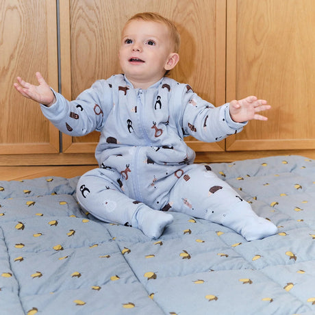 Molis&Co ropojimo kilimėlis kūdikiui su krepšiu 120×120 cm Colima