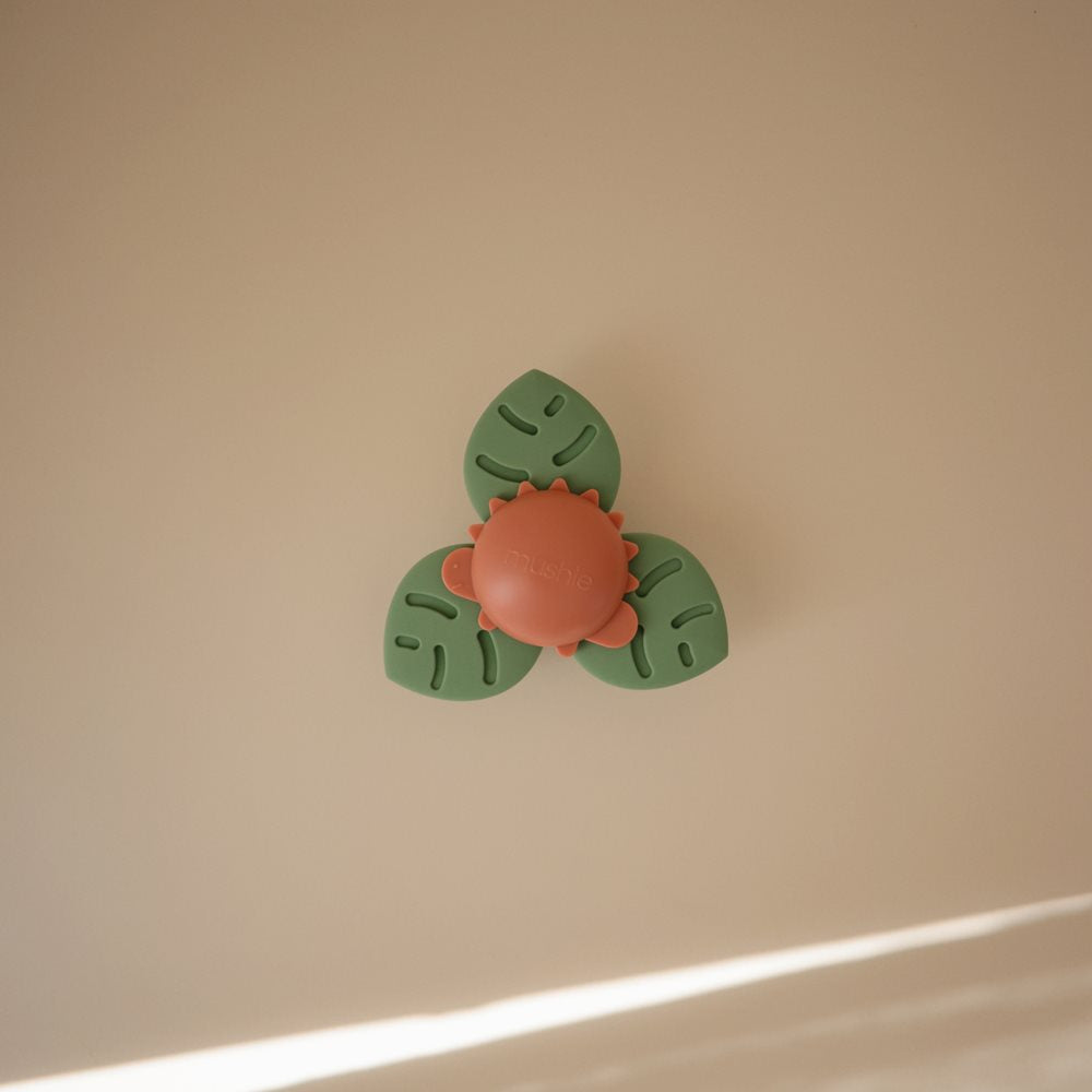 Mushie prilimpantis sukamasis žaislas (spinner) Dino