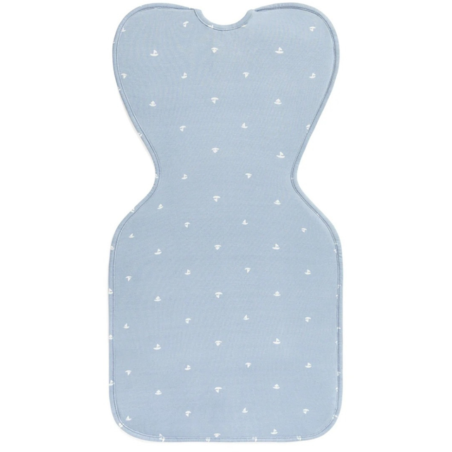 Love To Dream™ Swaddle Up™ bambukinės viskozės miegmaišis Boats Mist Blue TOG 1.0, 1 etapas, S dydis