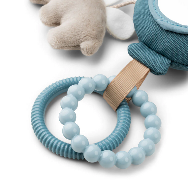 Done by Deer kabantis veiklos žaislas su veidrodėliu Happy Clouds, mėlynas