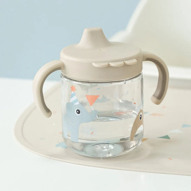 Done by Deer mokomasis puodelis su snapeliu Celebration Sand 260 ml