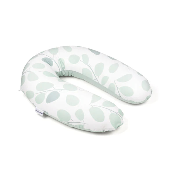 Doomoo Buddy maitinimo ir nėštumo pagalvė Leaves Aqua Green