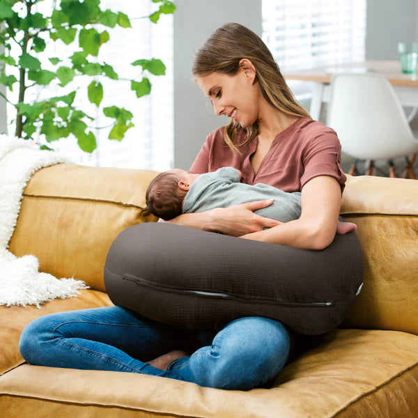 Doomoo Comfy Big maitinimo ir nėštumo pagalvė Tetra Grey