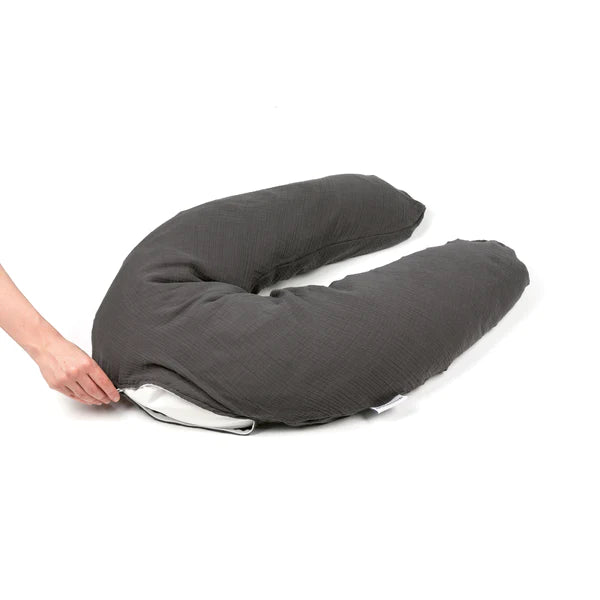 Doomoo Comfy Big maitinimo ir nėštumo pagalvė Tetra Grey