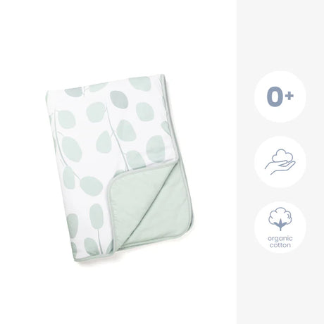 Doomoo Dream pledas - antklodė Leaves Aqua Green