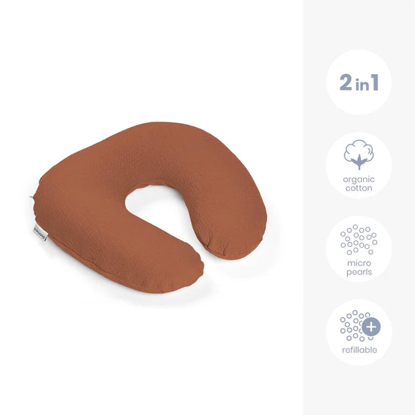 Doomoo Softy maitinimo pagalvė Tetra Jersey Terracotta