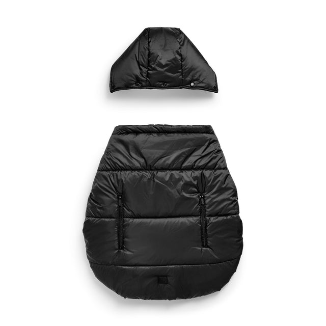 Elodie Details Cozy Cover 2in1 šiltas uždangalas nešioklei ir vežimėliui Black