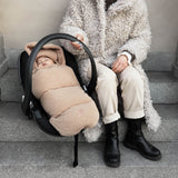 Elodie Details automobilinės kėdutės vokelis kūdikiui Pink Bouclé