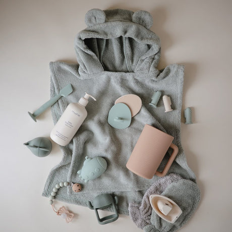 Mushie pončas - rankšluostis su gobtuvu Bear Moss