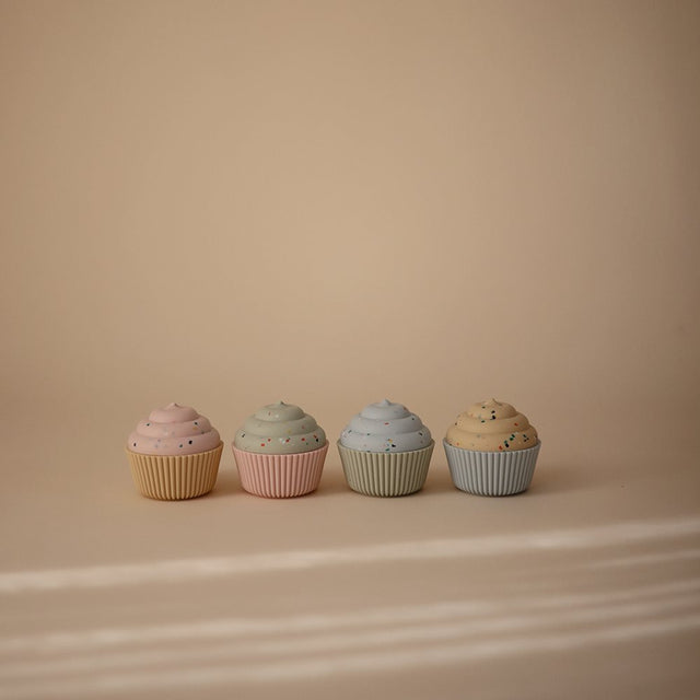 Mushie lavinamasis žaislas Keksiukai Mix and Match Cupcake
