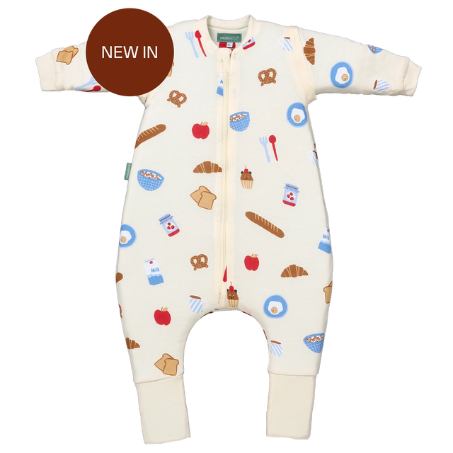 Molis&Co pižama - miegmaišis su rankovėmis, kojytėmis ir atverčiamomis kojinėmis TOG 1  Good morning