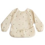 Mushie bib ar piedurknēm Blush