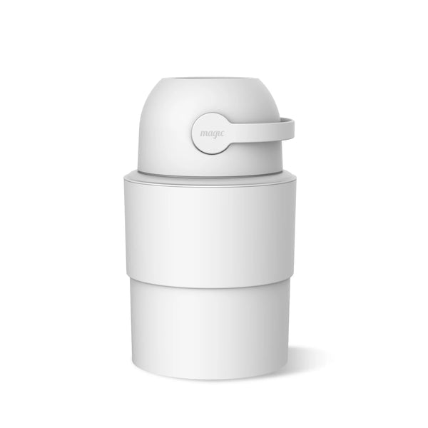 Sauskelnių konteineris Magic Heka - Telescopic Diaper Pails White M