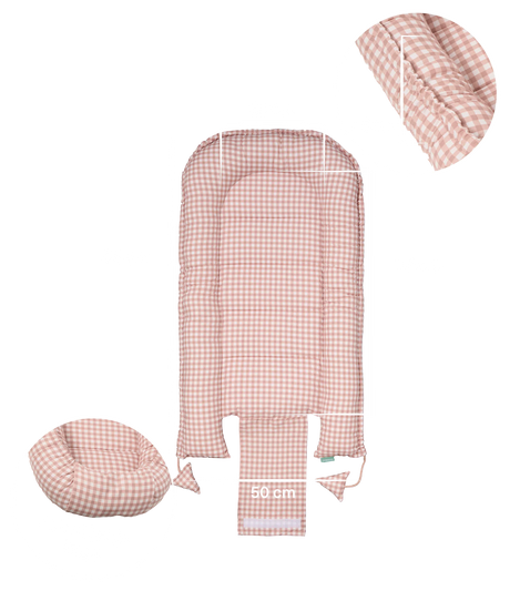 Molis&Co kūdikio lizdelis Dusty Rose