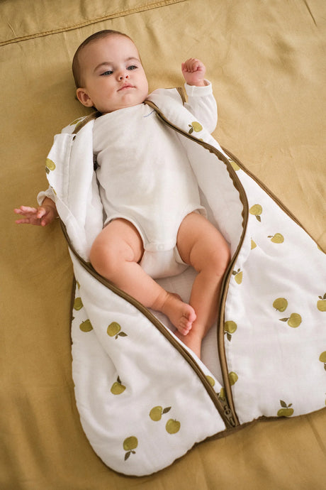 Molis&Co kūdikio miegmaišis iš bambuko muslino TOG 2.5 Apples