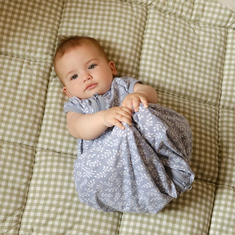 Molis&Co ropojimo kilimėlis kūdikiui su krepšiu 120×120 cm Mint Tea