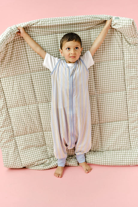 Molis&Co ropojimo kilimėlis kūdikiui su krepšiu 120×120 cm Mint Tea