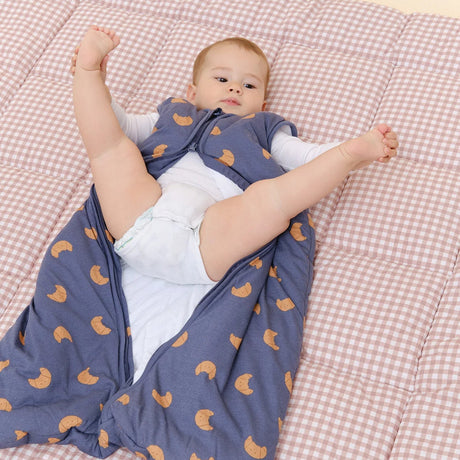 Molis&Co ropojimo kilimėlis kūdikiui su krepšiu 120×120 cm Dusty Rose