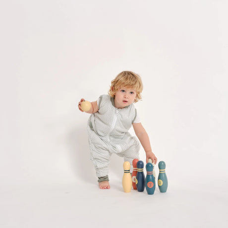 Molis&Co pižama - miegmaišis su kojytėmis TOG 1 Vichy Green