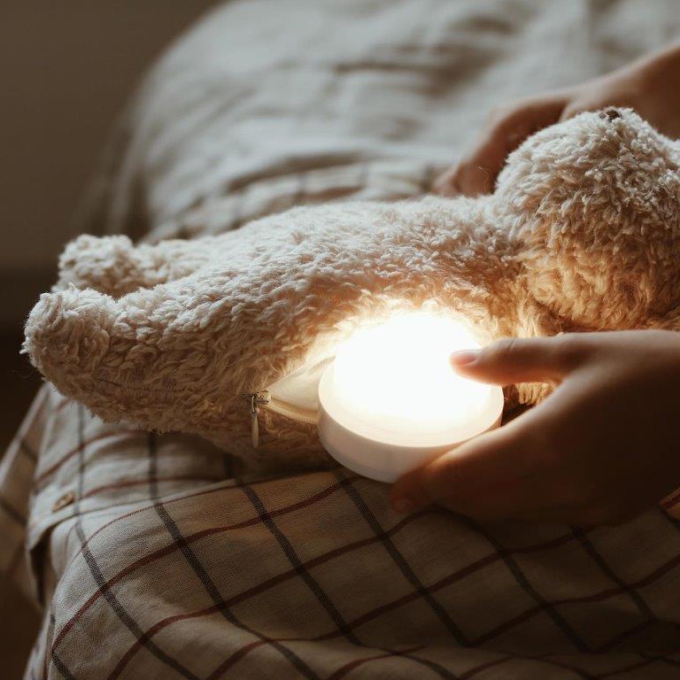 Naujasis Moonie 2.0 migdukas Organic Humming Bear - Polar su garso įrašymo funkcija