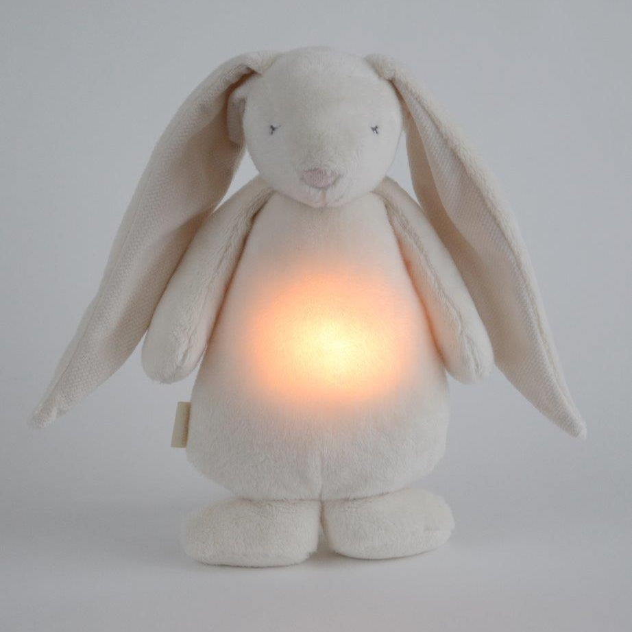 Naujasis Moonie 2.0 migdukas Humming Bunny - Cream su garso įrašymo funkcija