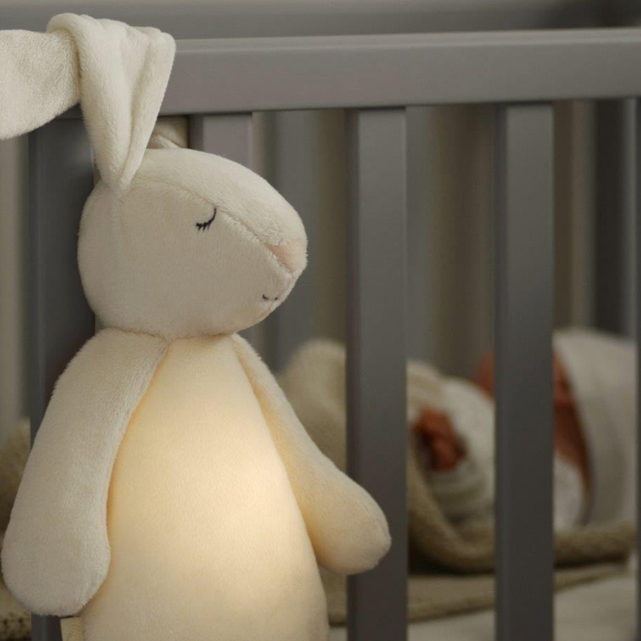 Naujasis Moonie 2.0 migdukas Humming Bunny - Cream su garso įrašymo funkcija