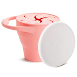 Munchkin užkandžių indelis Silicone Snack Catcher (coral)