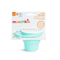 Munchkin užkandžių indelis Silicone Snack Catcher (mint)