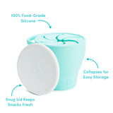 Munchkin užkandžių indelis Silicone Snack Catcher (mint)