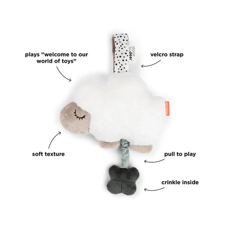 Deer muusikaline karussell peegliga "Sleepy" (sinine) 