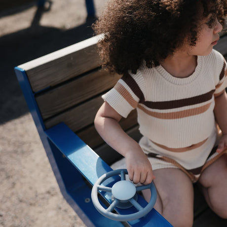 Mushie prilimpantis sukamasis žaislas (spinner) Wheel