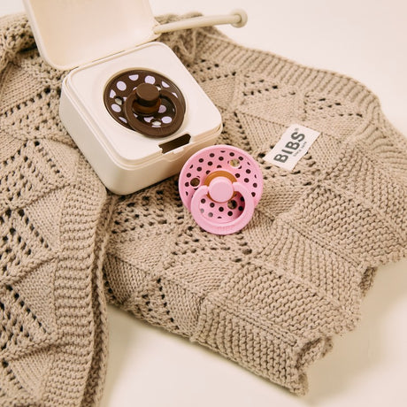 BIBS čiulptuko dėklas - užkandžių dėžutė Polka Dot - Ivory / Black